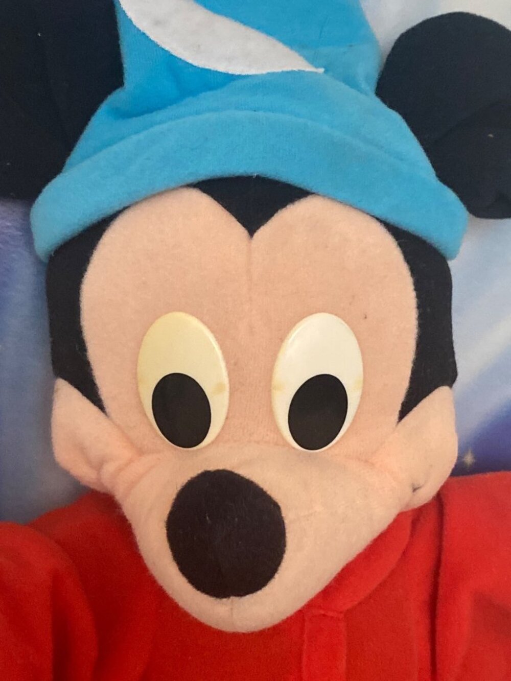 Disney Playskool Mickey Mouse Sorcere Apprentice Plush Toy Wand 12"  Kids Age 2+